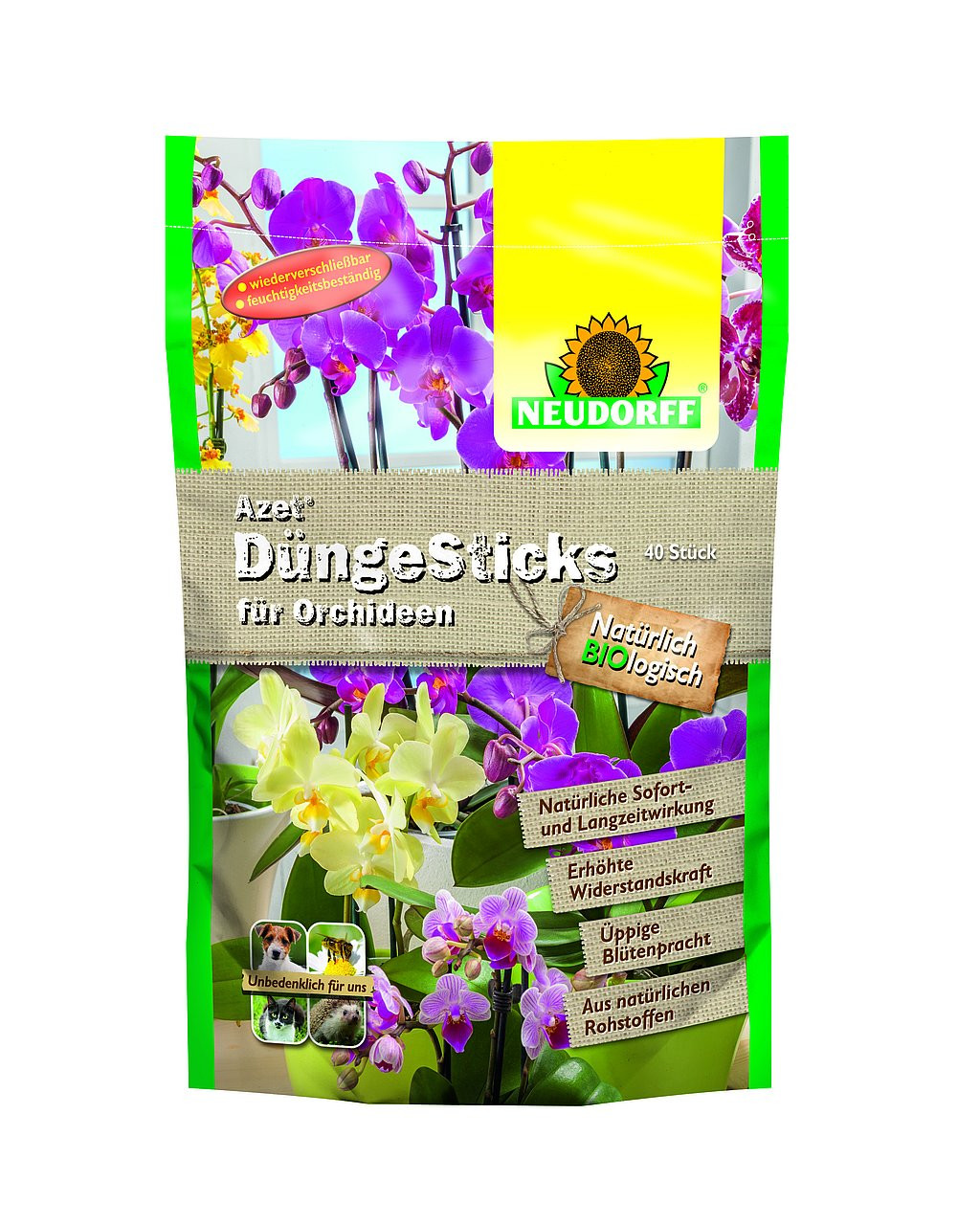 Neudorff Azet DüngeSticks für Orchideen 40 Sticks