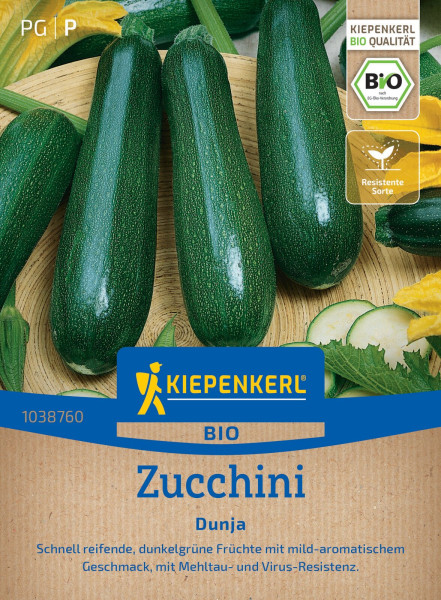 Kiepenkerl BIO Zucchini Dunja F1