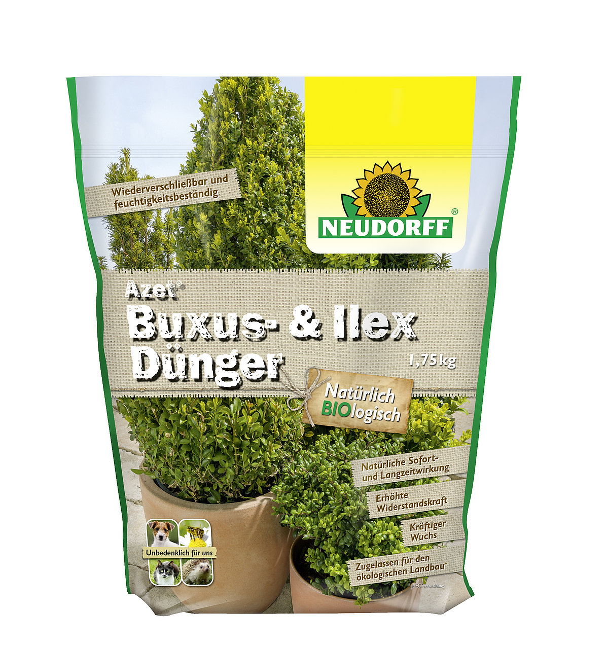 Neudorff Azet Buxus und IlexDünger Organischer NPKDünger für