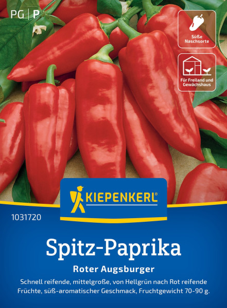 Kiepenkerl Spitz-Paprika Roter Augsburger