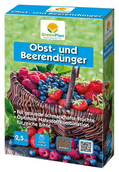 GreenPlan GP Obst und Beerendünger 2,5 kg