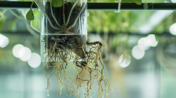 2400-a-detailed-view-of-the-complex-root-system-of-a-mature-hydroponic-plant-the-roots-are-thick-and-tangled-with-tiny-hairlike-structures-branching-off-from-the-main-ones-th