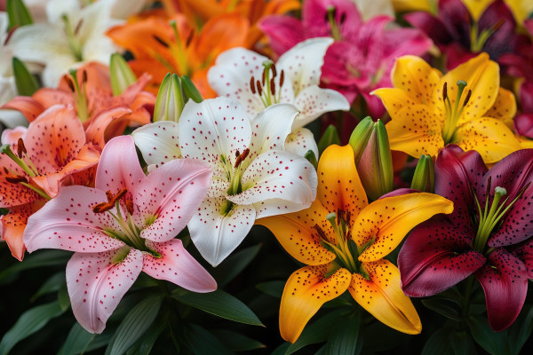 2400-colorful-lilies-blooming-in-a-floral-arrangement