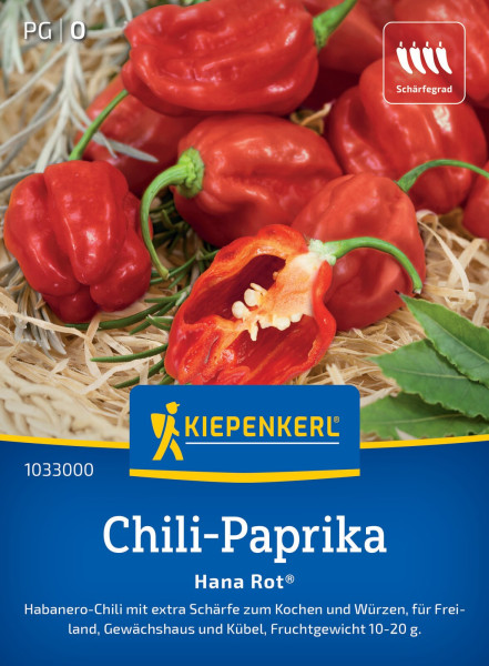 Kiepenkerl Chili-Paprika Hana Rot® F1