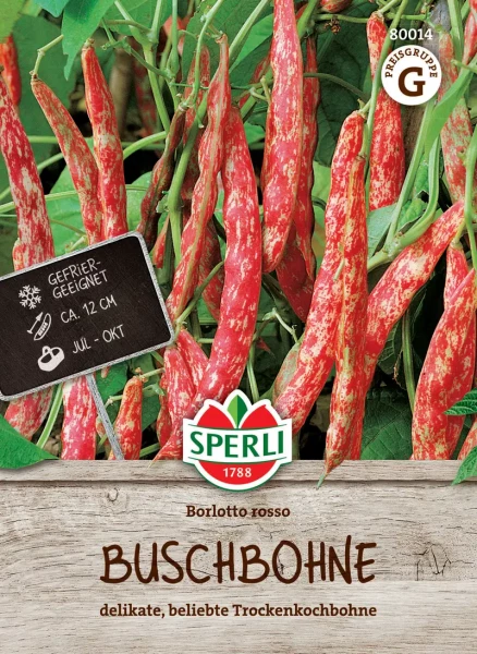 Sperli Buschbohne Borlotto rosso