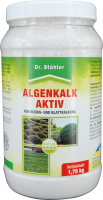 Produktbild von Dr. Staehler Algenkalk Aktiv 1, 75, kg mit Hinweisen zu Anwendung und Natürlichkeit, sowie Bildern von Pflanzen und Rasen. Produktbild von Dr. Staehler Algenkalk Aktiv 1, 75, kg mit Hinweisen zu Anwendung und Natürlichkeit, sowie Bildern von Pflanzen und Rasen.