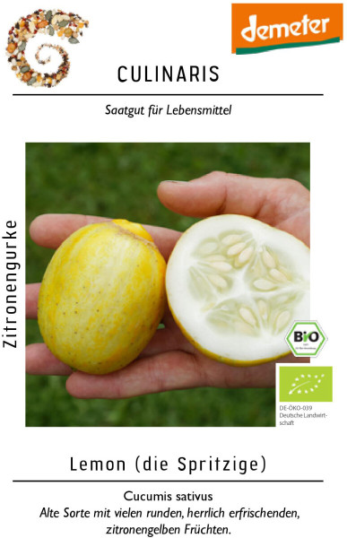 Culinaris BIO Zitronengurke Lemon