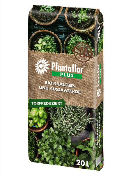 Plantaflor Bio Kräuter- und Aussaaterde torfreduziert 20l
