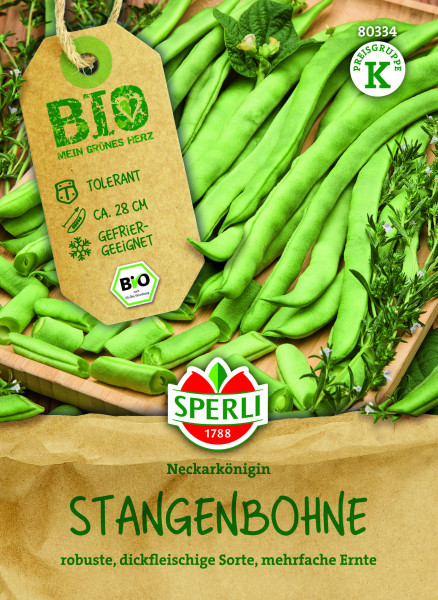 SPERLI Stangenbohne - Bio-Saatgut