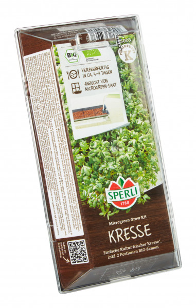 Sperli BIO Microgreen Grow Kit, Anzuchtset Kresse