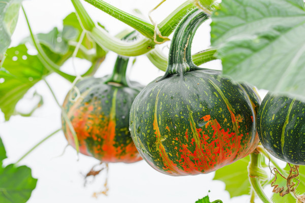 2400-a-bunch-of-green-and-red-pumpkins-hanging-on-a-vine