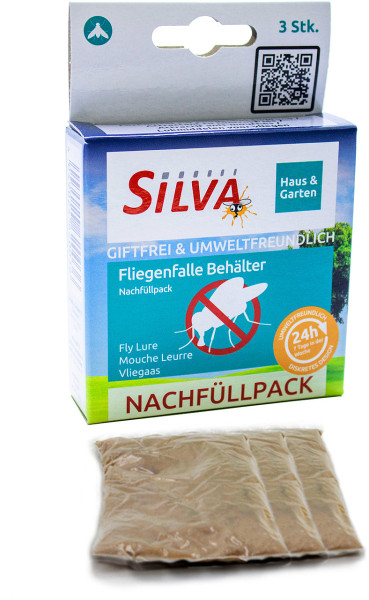 Silva Ersatzköder für Fliegenfalle Behälter 3 Stück