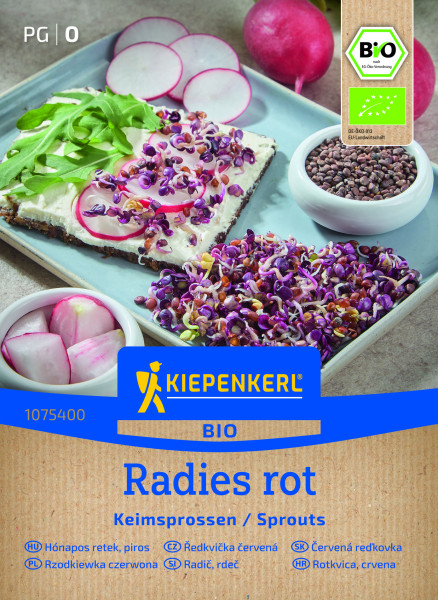 Kiepenkerl BIO Keimsprossen Radieschen rot