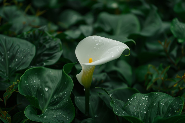 large-dew-kissed-calla-lily-standing-elegantly-amongst-lush-leaves