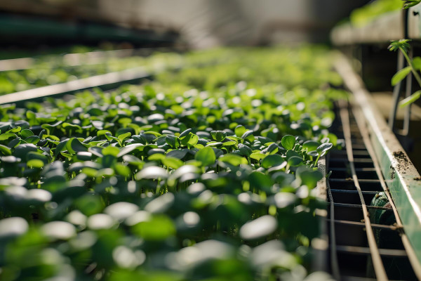 large-vibrant-seedlings-in-greenhouse-growth-trays