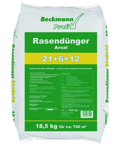 Beckmann Profi Rasendünger Areal 21+6+12