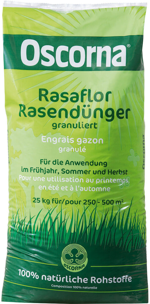 OscornaRasaflor 25kg BioRasendünger für sattes Grün