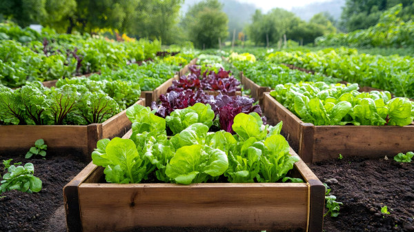 large-lettuce-and-chard-growing-in-raised-garden-beds-creating-a-vibrant-and-healthy-farm-to-table-experience