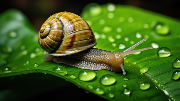 large-snail-amongst-glistening-water-droplets-generative-ai