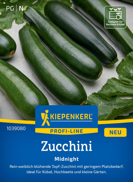 Kiepenkerl Zucchini Midnight F1