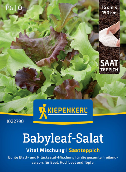 Kiepenkerl Babyleaf-Salat Vital Mischung Saatteppich