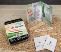 Sperli Gemüse Anzuchtset inkl. 3 Stecketiketten in Metallkiste