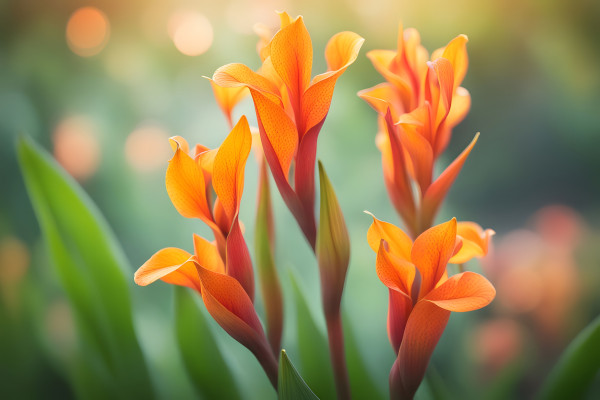 2400-canna-lily-flower-bokeh-background