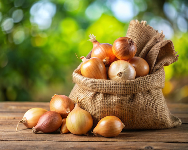 large-onions-in-a-bag-on-a-wooden-table