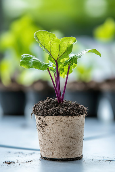 large-young-beet-seedling-growing-in-biodegradable-pot-sustainable-agriculture