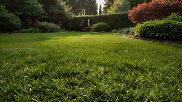 large-lush-green-backyard-lawn-with-well-maintained-landscaping