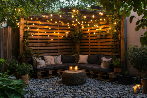 large-cozy-pallet-sofa-and-string-lights-creating-a-relaxing-backyard-oasis