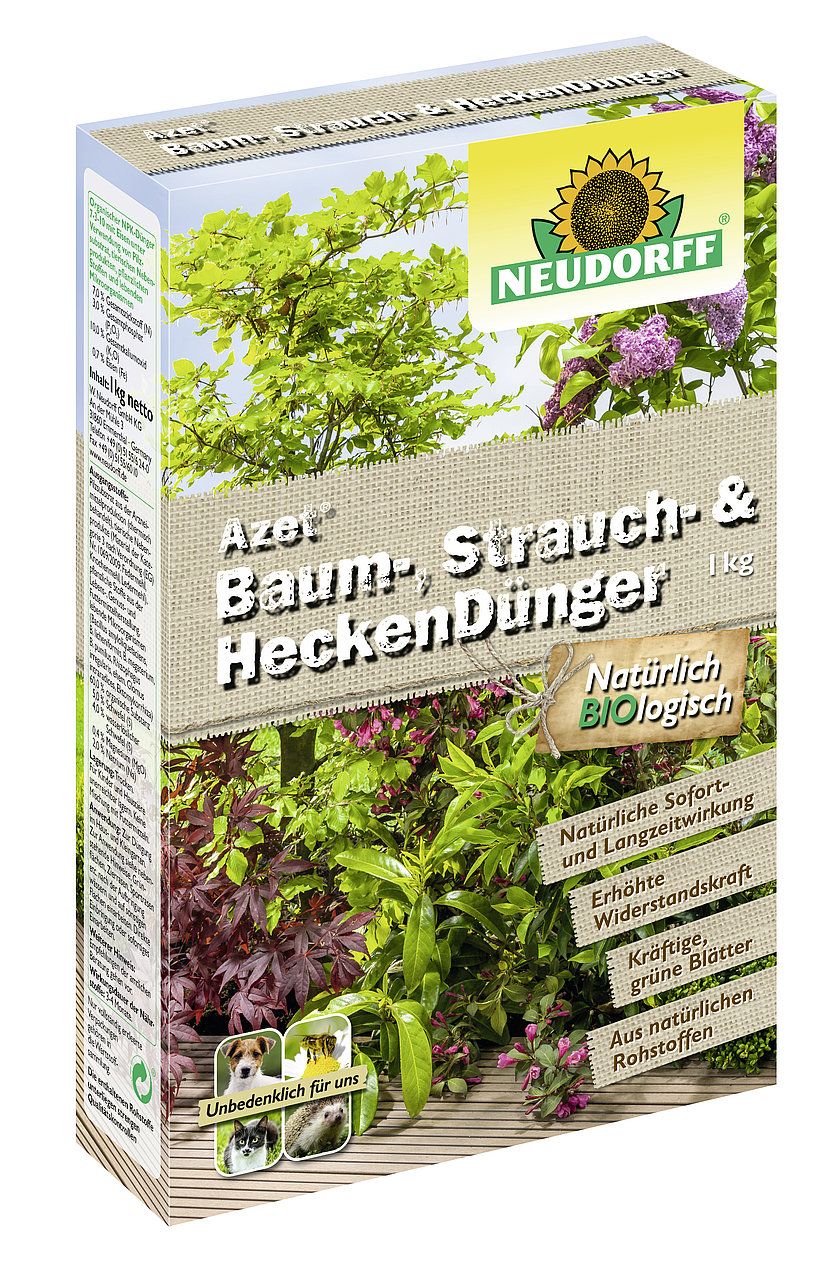 Neudorff Azet Baum, Strauch und HeckenDünger 1kg Der ideale Dünger