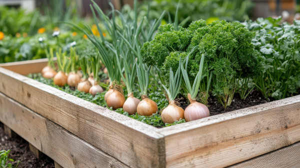 large-an-onion-garden-in-a-wooden-box