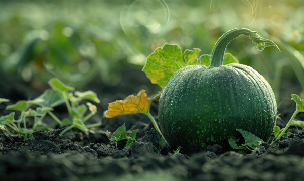 2400-a-photorealistic-close-up-of-a-green-pumpkin-still-developing