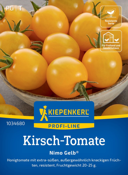 Kiepenkerl Kirsch-Tomate Nimo Gelb® F1