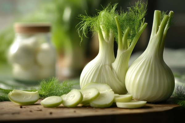 2400-freshly-sliced-fennel-bulb-on-a-wooden-cutting-board-with-whole-bulbs-and-a-jar-of-ingredients-in-a-bright-kitchen-setting