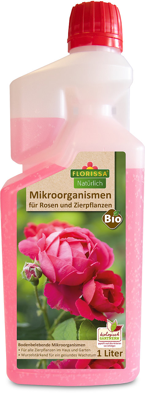 Florissa für Zierpflanzen und Rosen 1l Dosierflasche