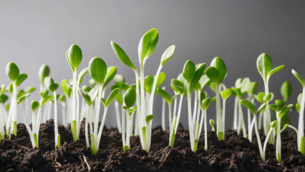 large-young-sprouts-of-green-plants-in-soil