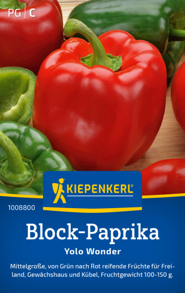 Kiepenkerl Block-Paprika Yolo Wonder