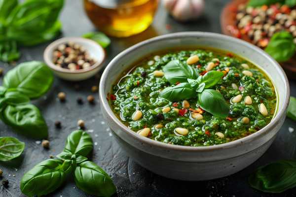 2400-fresh-basil-pesto-with-pine-nuts-and-olive-oil-for-italian-cuisine-and-recipes