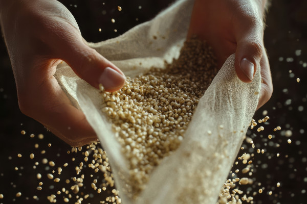 2400-hands-pouring-grains-of-quinoa-from-a-cloth-bag