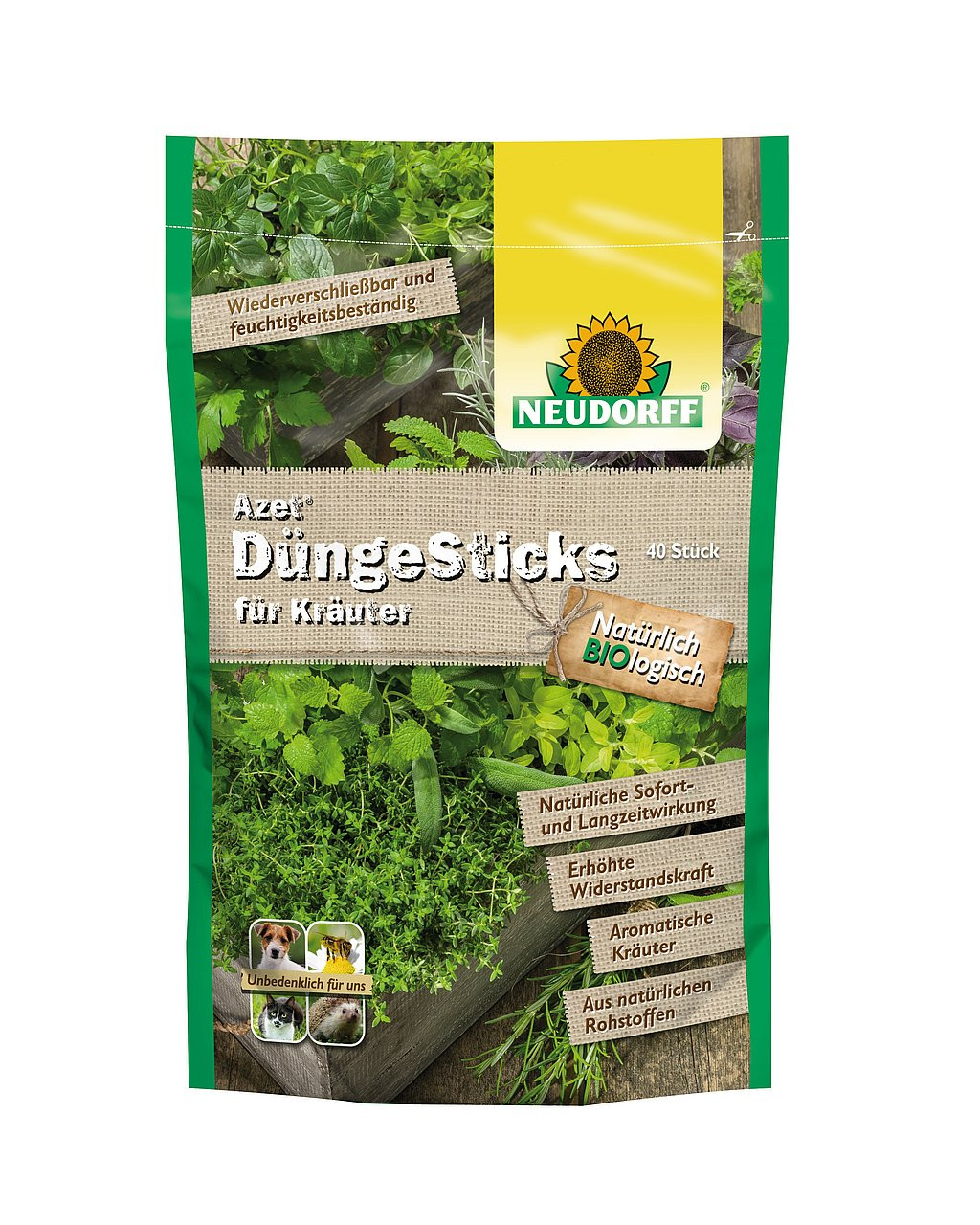 Neudorff Azet DüngeSticks für Kräuter 40 Sticks