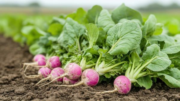 large-radishes-growing-in-the-field