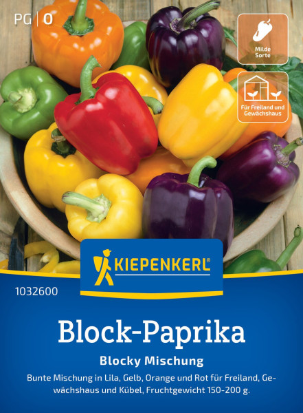 Kiepenkerl Block-Paprika Blocky Mischung F1