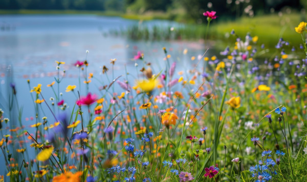 2400-close-up-of-vibrant-wildflowers-lining-the-banks-of-a-spring-lake