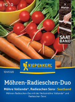 Kiepenkerl Möhren-Radieschen-Duo Möhre Vollenda® Radieschen Sora Saatband