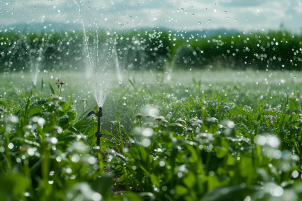 large-irrigation-sprinkler-watering-crops-in-agricultural-field-on-a-farm