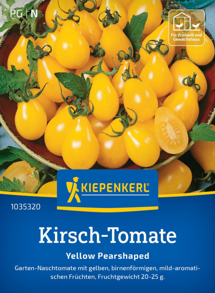 Kiepenkerl Kirsch-Tomate Yellow Pearshaped