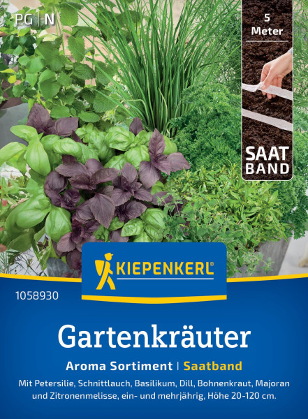 Kiepenkerl Gartenkräuter Aroma Sortiment Saatband