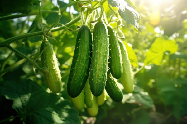 large-green-cucumber-plant-illustration-ai-generative